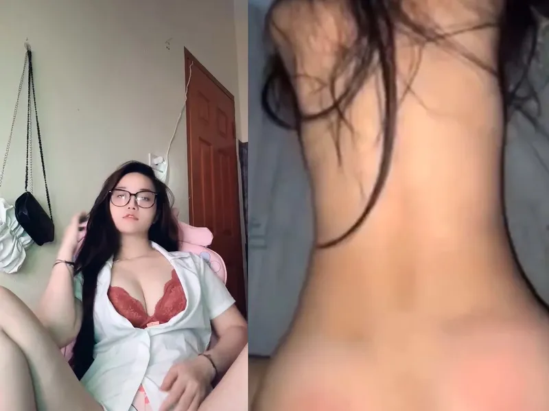 Trả bài banh bướm em thư kí xinh đẹp mông to bím múp